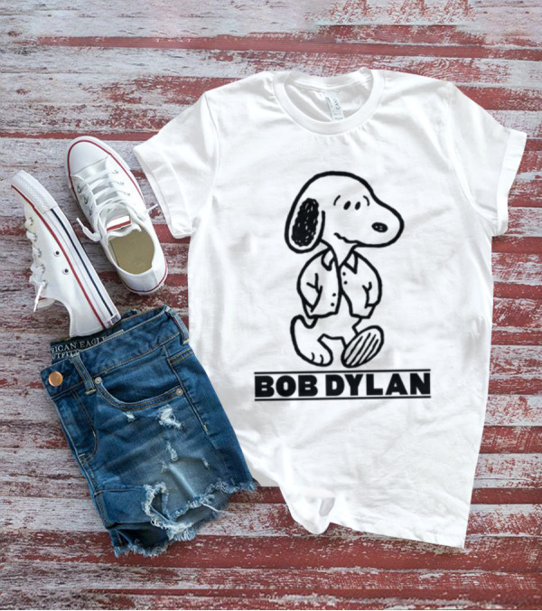 Stereospectralprints Bob Dylan Snoopy Peanuts Character T-Shirt