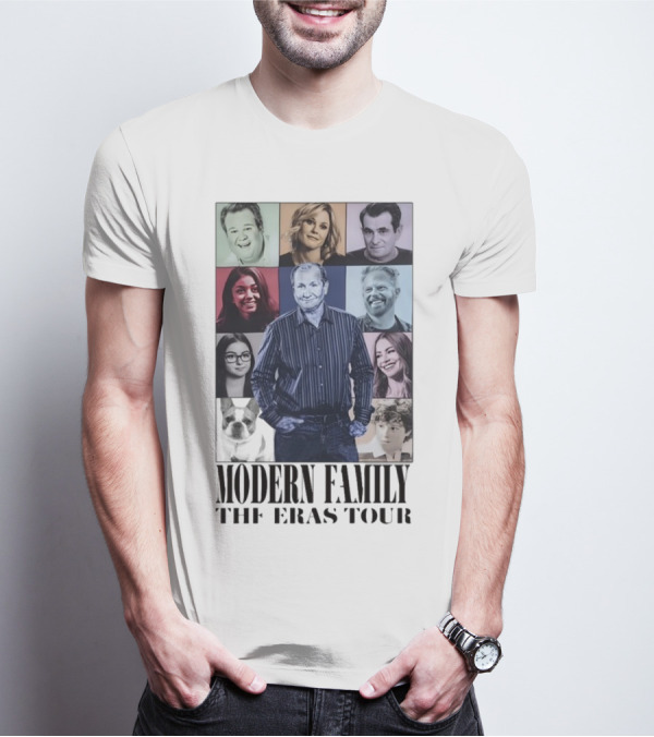 Modern Family The Eras Tour Cast Collage T-Shirt