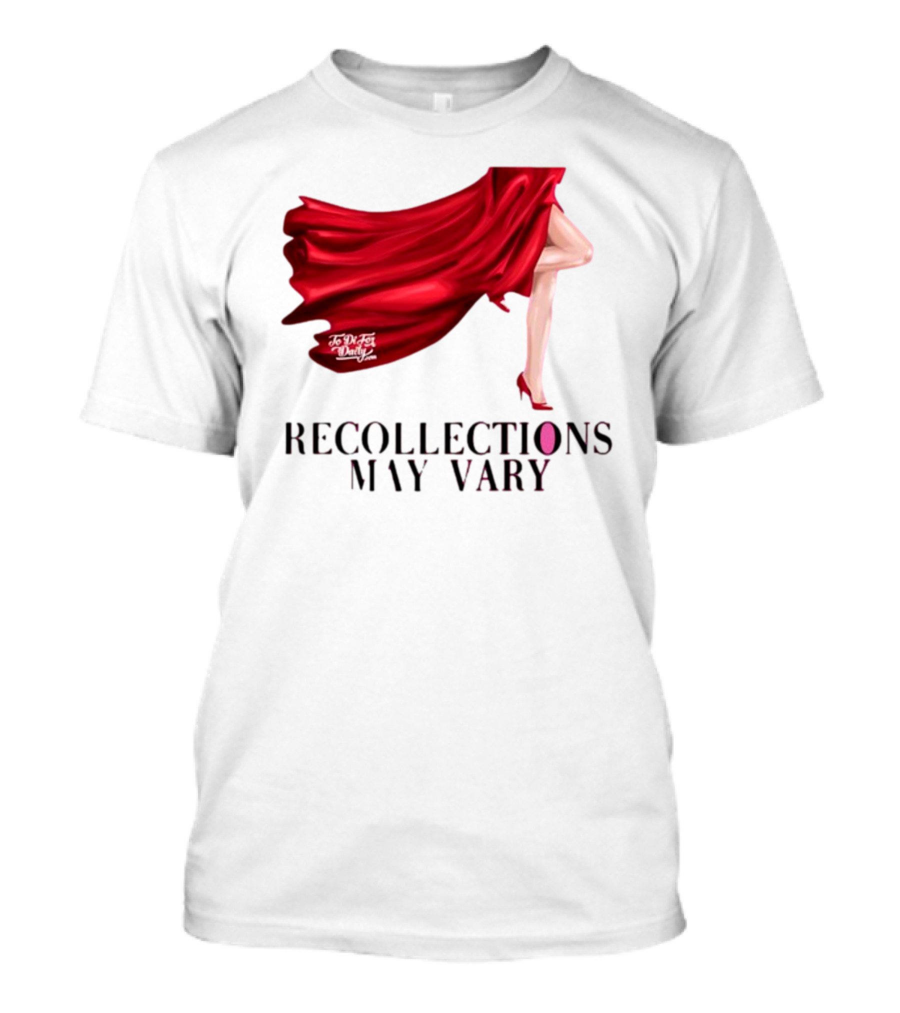 Recollections May Vary Red Dress Princess Of Wales T-Shirt