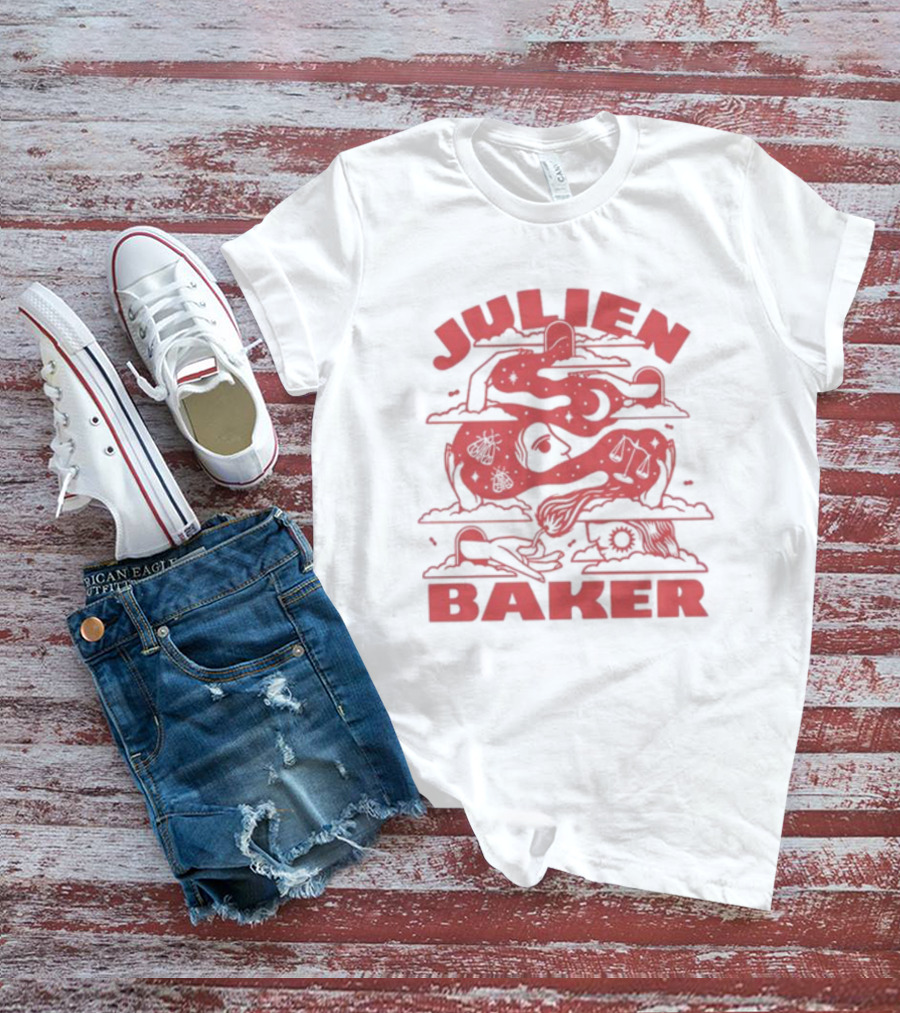 Julien Baker Surreal Cosmic Red T-Shirt