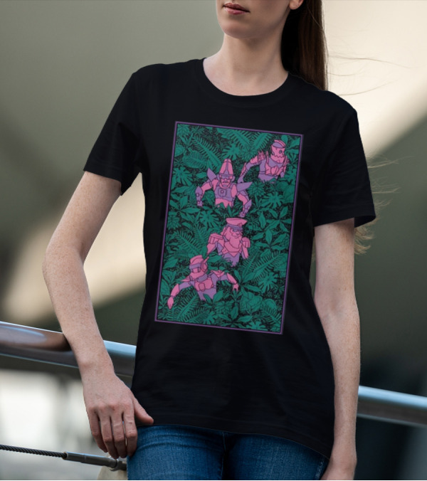 Rainforest Robot Explorers Jungle Expedition T-Shirt