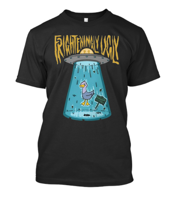 Foyesade Oluokun Frighteningly Ugly UFO Chicken Abduction T-Shirt