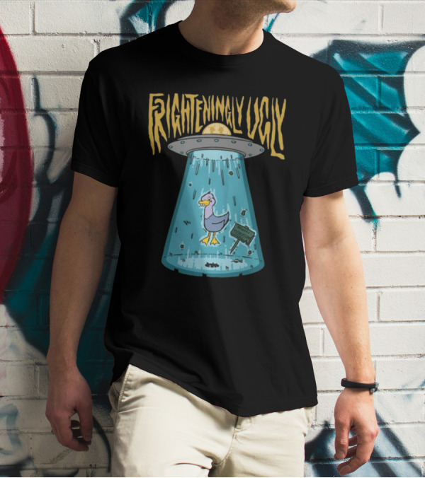 Foyesade Oluokun Frighteningly Ugly UFO Chicken Abduction T-Shirt