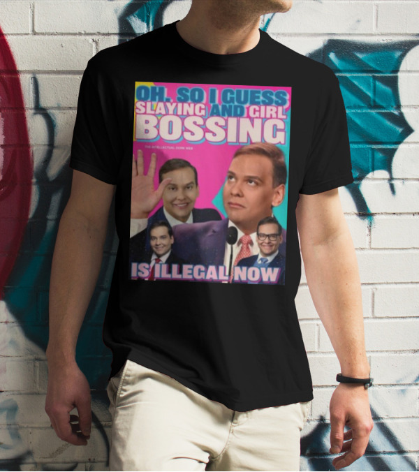 Oh So I Guess Slaying And Girl Bossing Is Illegal Now T-Shirt