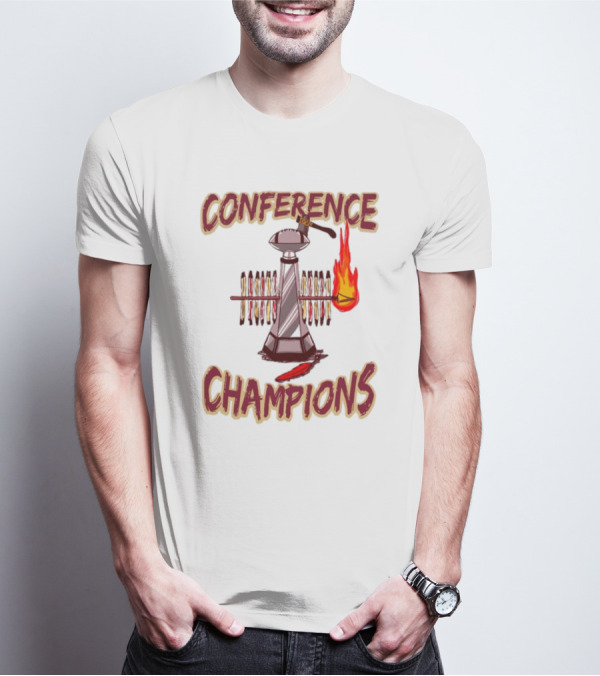 FSU Conference Champions Flame And Spears Iconic T-Shirt