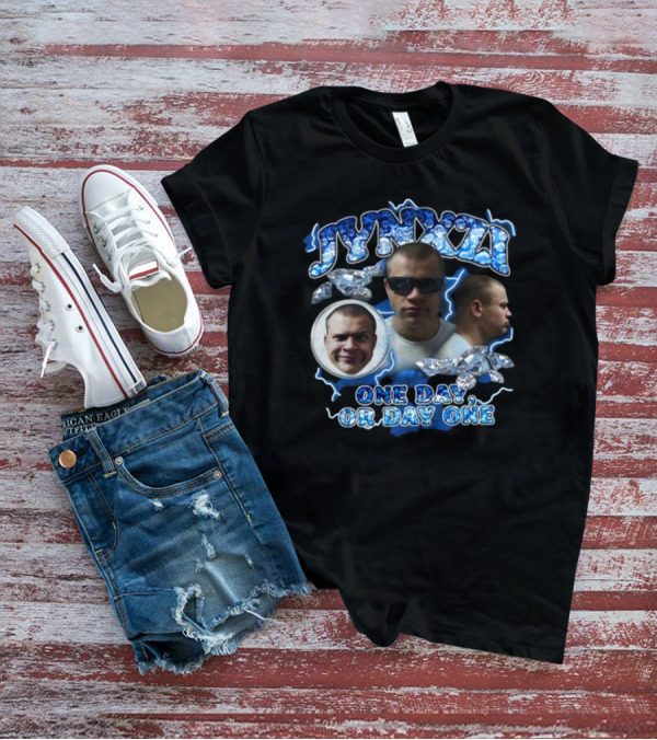 Jynxzi One Day Or Day One Blue Lightning Diamond T-Shirt