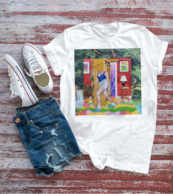 Light Moving Time Surreal Tropical Interior Scene T-Shirt