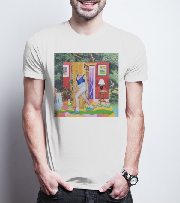 Light Moving Time Surreal Tropical Interior Scene T-Shirt