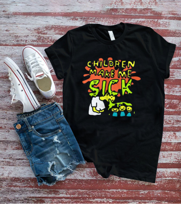 CHILDREN MAKE ME SICK Comic T-Shirt