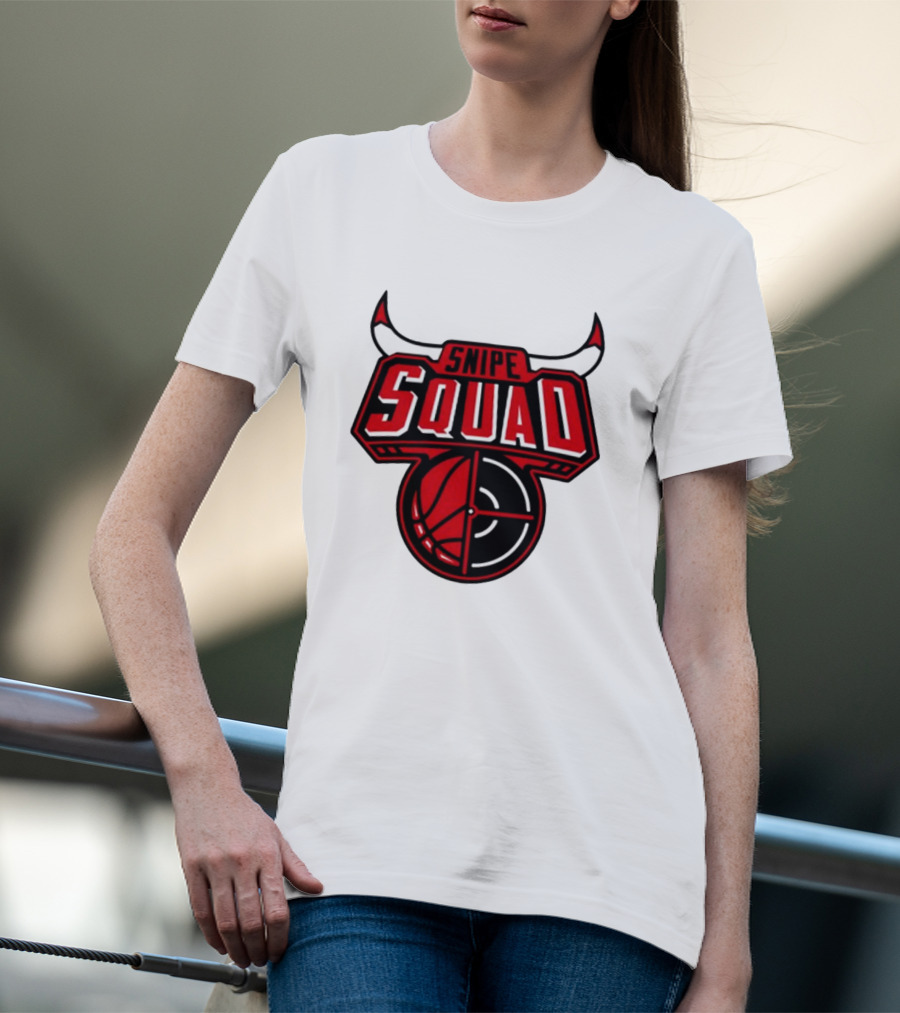 Snipe Squad Bulls Basketball Target T-Shirt