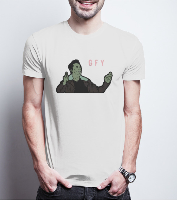 Elon Musk GFY Iconic Gesture Satirical Meme T-Shirt