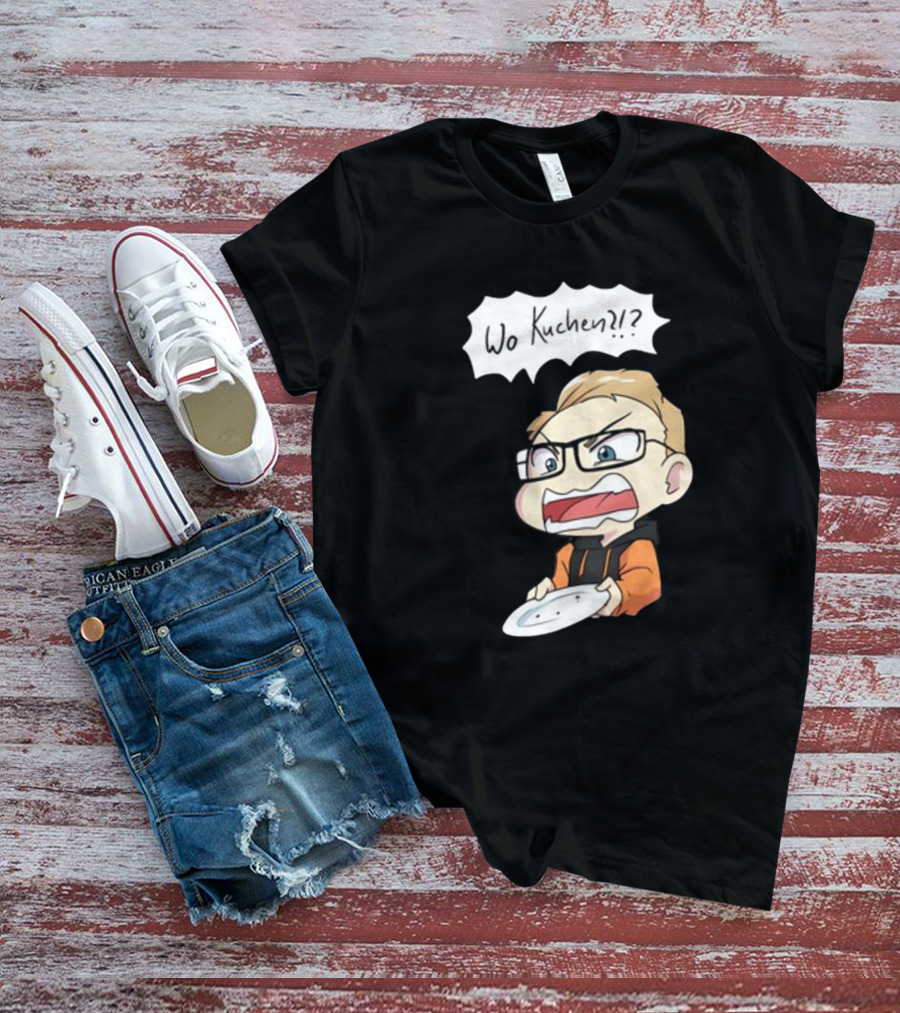 Wo Kuchen Kittycat Cakes Damen Comic Style Character T-Shirt