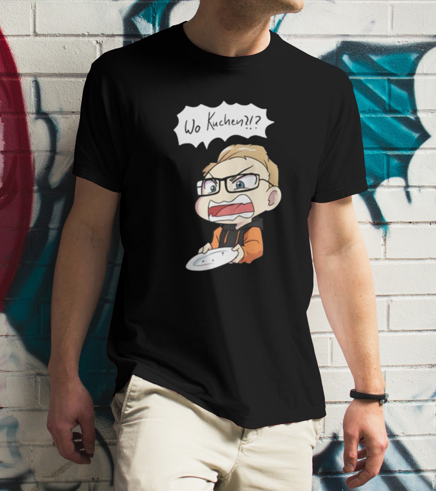 Wo Kuchen Kittycat Cakes Damen Comic Style Character T-Shirt