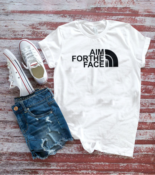 Mid Night Platoon Aim For The Face Bullet Inspired Arch T-Shirt