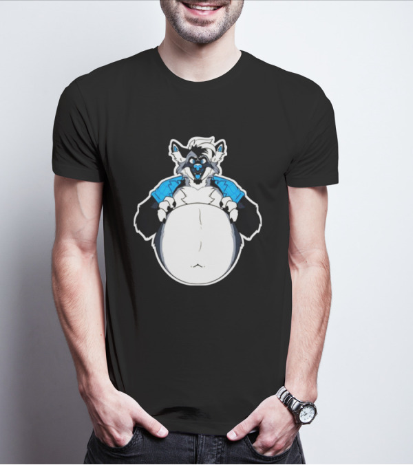 Sloshdog Jax's Cool Wolf Character T-Shirt
