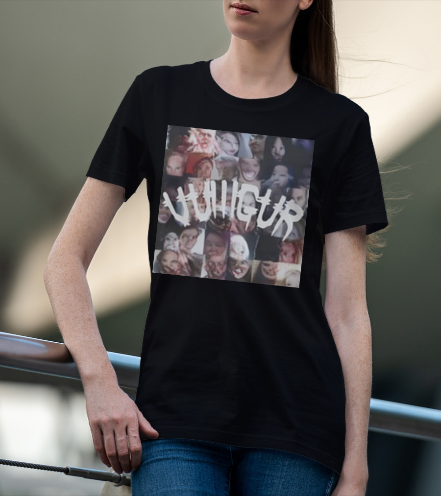 Vulllgur Collage Ritual Faces T-Shirt