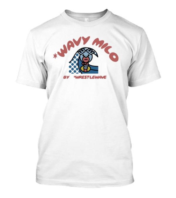 Wavy Milo Wrestling Character By Wrestlewave With Cartoon Comic T-Shirt