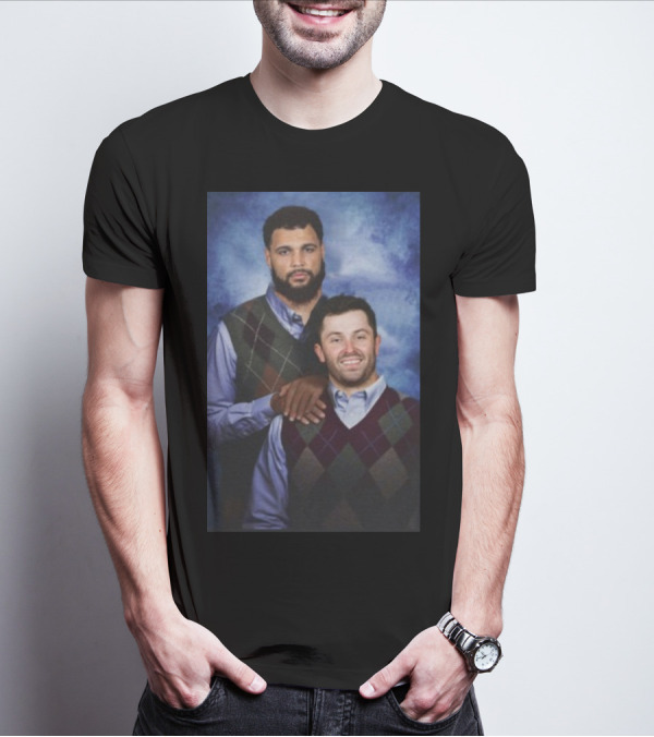 Baker Mayfield And Mike Evans Brothers Family Portrait Sweater Image T-Shirt