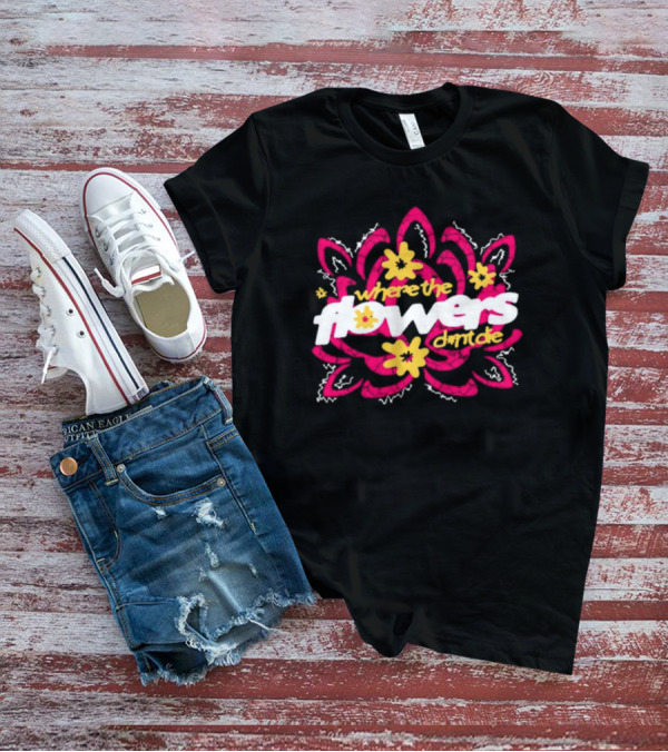 Monaleo Where The Flowers Dont Die Floral Motif T-Shirt