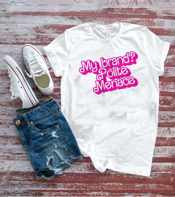 My Brand Polite Menace Barbie New T-Shirt