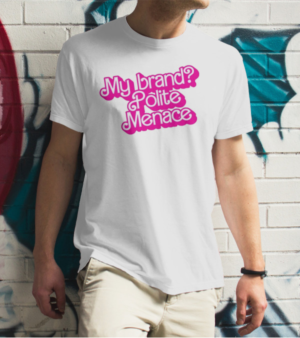 My Brand Polite Menace Barbie New T-Shirt