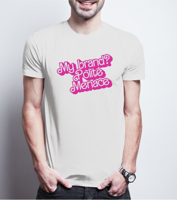 My Brand Polite Menace Barbie New T-Shirt