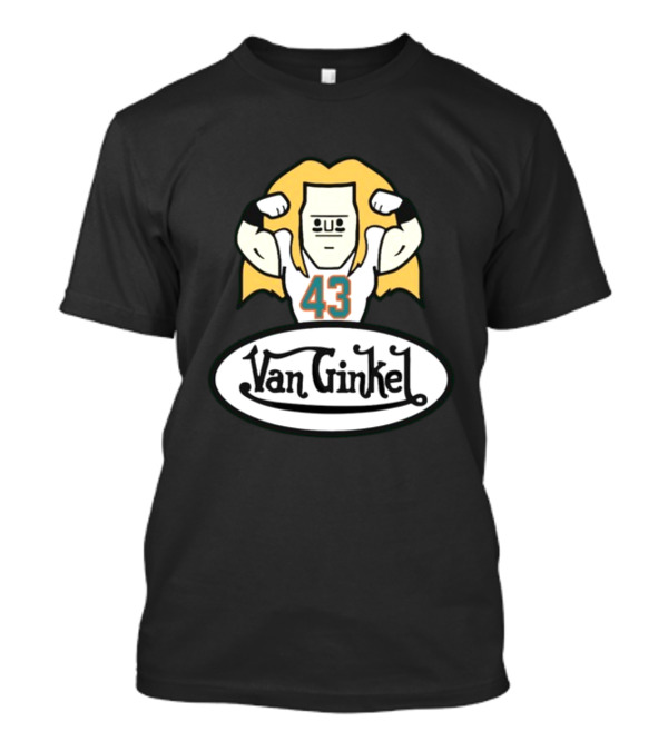 Van Ginkel 43 Cartoon Football Character T-Shirt