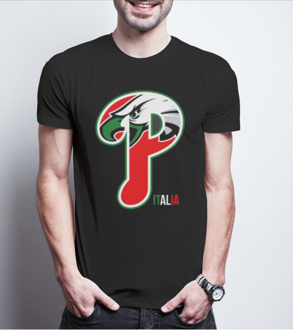 Eagles Phillies Italia P T-Shirt