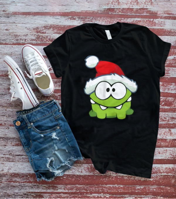 Santa Hat Om Nom T-Shirt