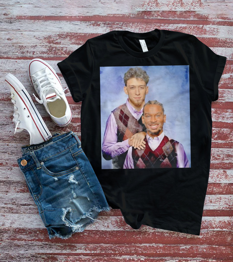 Chet Holmgren Shai Gilgeous Family Portrait Stepbrothers Sweater Look T-Shirt