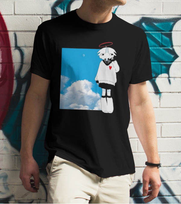 ChewChewer Loving Sky Cute Angel Halo Heart Clouds T-Shirt