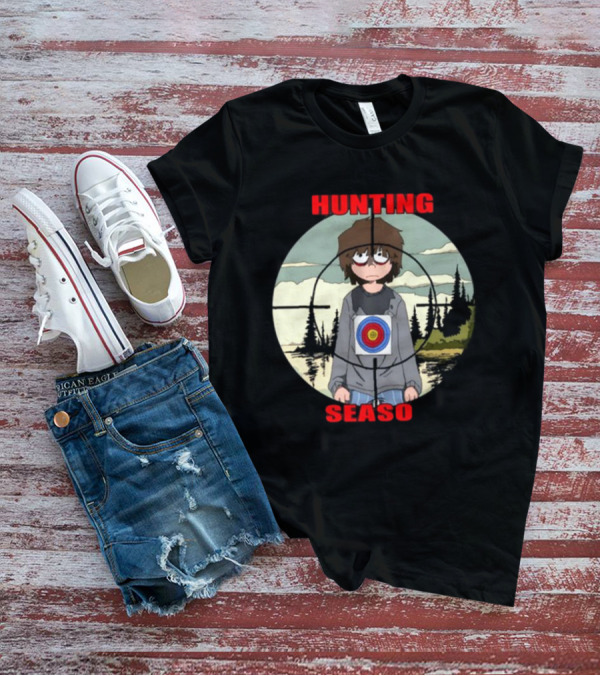 Mr Grill Gangster Hunting Season Crosshair Target Boy T-Shirt