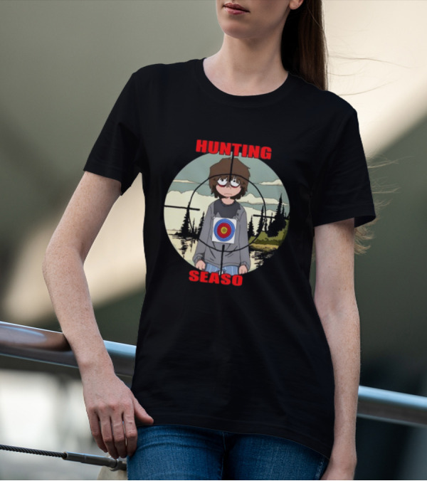 Mr Grill Gangster Hunting Season Crosshair Target Boy T-Shirt