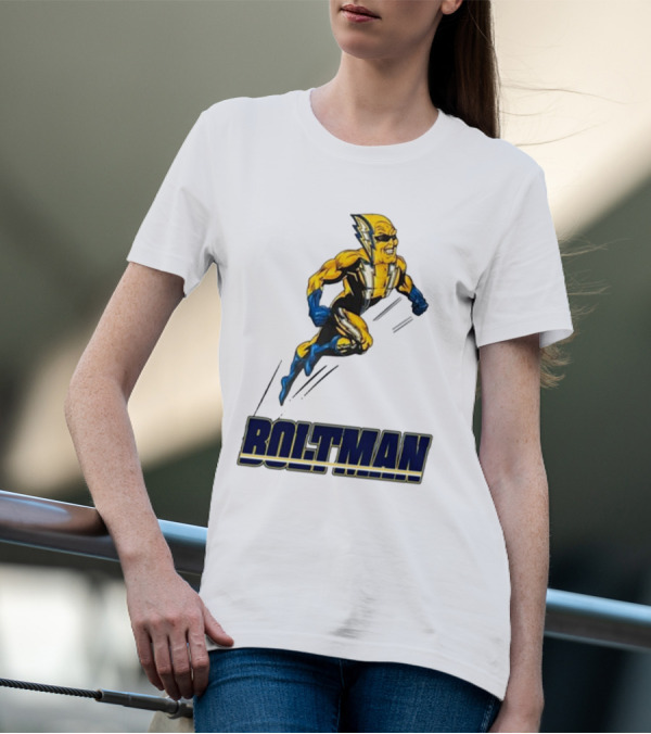 Boltman Superhero With Lightning Costume T-Shirt