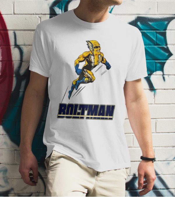 Boltman Superhero With Lightning Costume T-Shirt