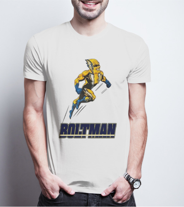 Boltman Superhero With Lightning Costume T-Shirt