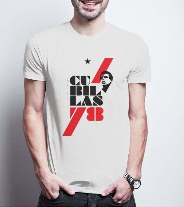 CUBILLAS 78 Star Iconic Red And Black T-Shirt