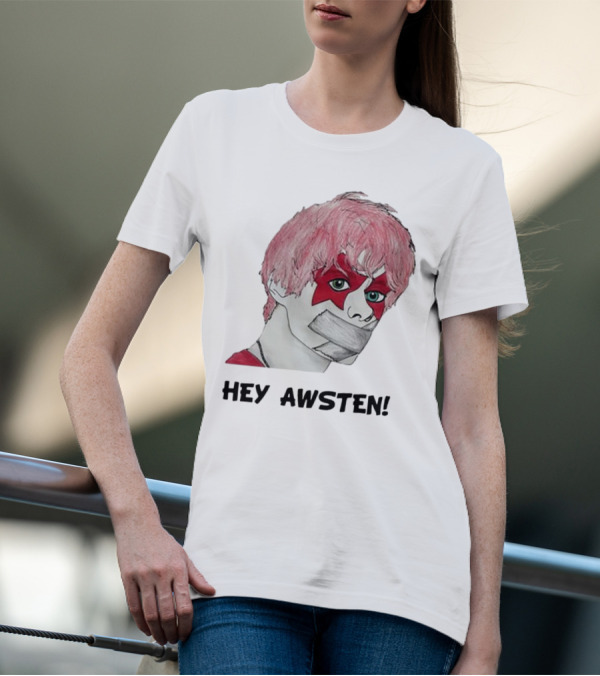 Hey Awsten Are You Gonna Play Sneaking Out Of Heaven Masked Punk T-Shirt