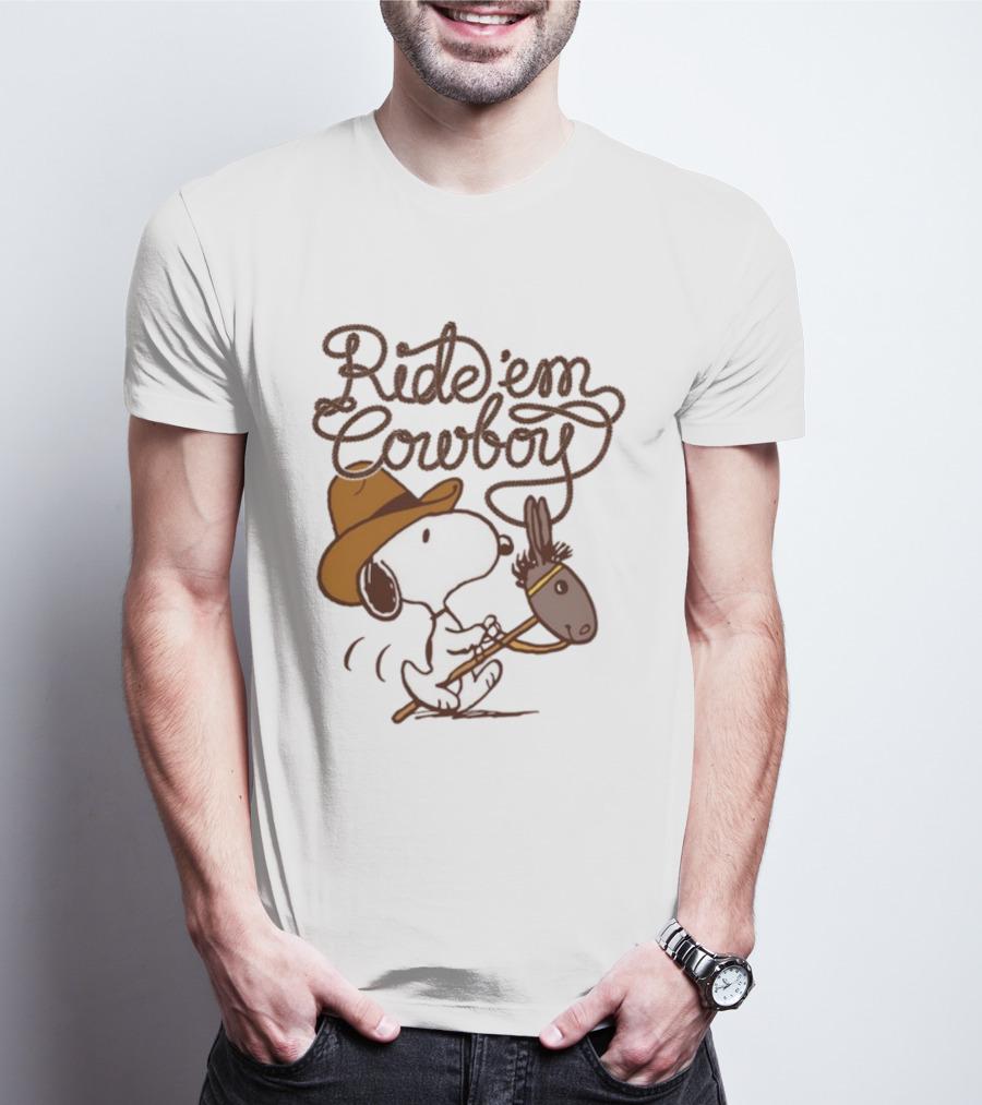 Ride Em Cowboy Snoopy T-Shirt