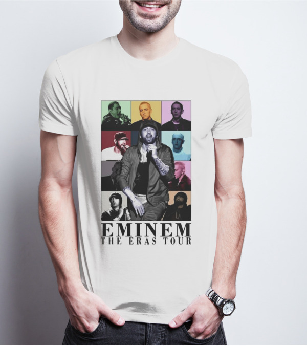 Eminem The Eras Tour Music Concert Collage T-Shirt