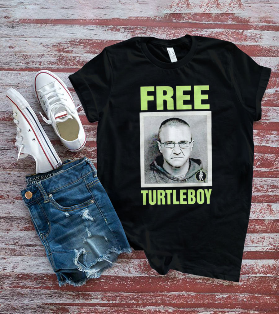 Free Turtleboy Mugshot T-Shirt