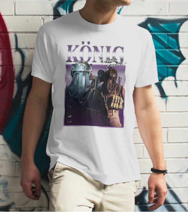 König Kortac Faction Masked Figures With Tactical Gear T-Shirt