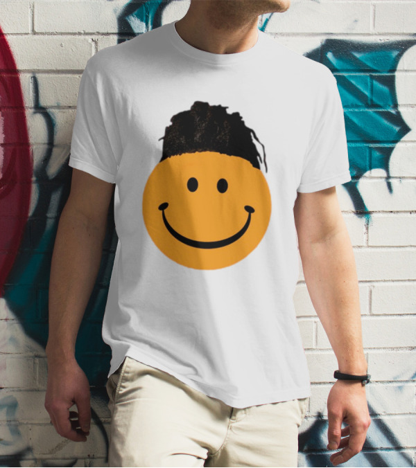 Smiling Face Have A Nice Game Emoji With Hair T-Shirt