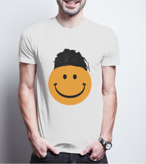 Smiling Face Have A Nice Game Emoji With Hair T-Shirt