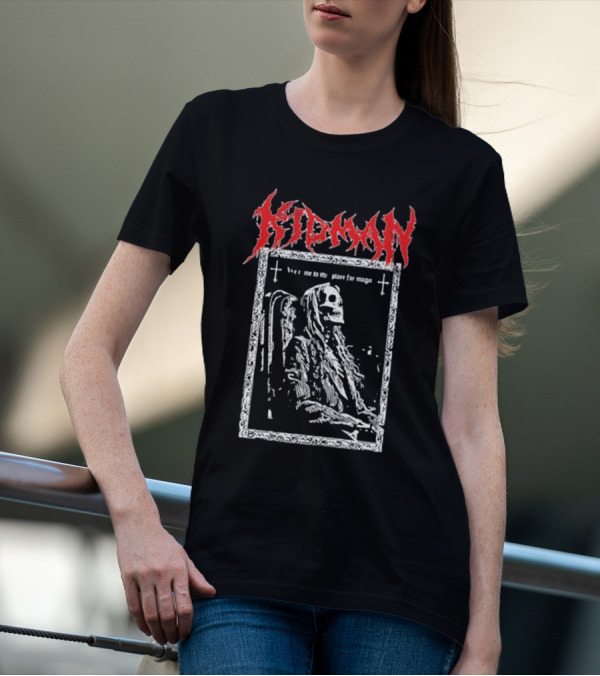 Kidman We Come To This Place For Magic Death Metal Skeleton Chair T-Shirt