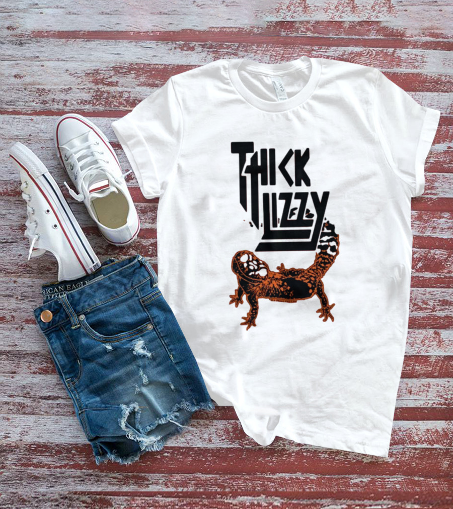Thick Lizzy Folk Freegan Drunk Lizard T-Shirt