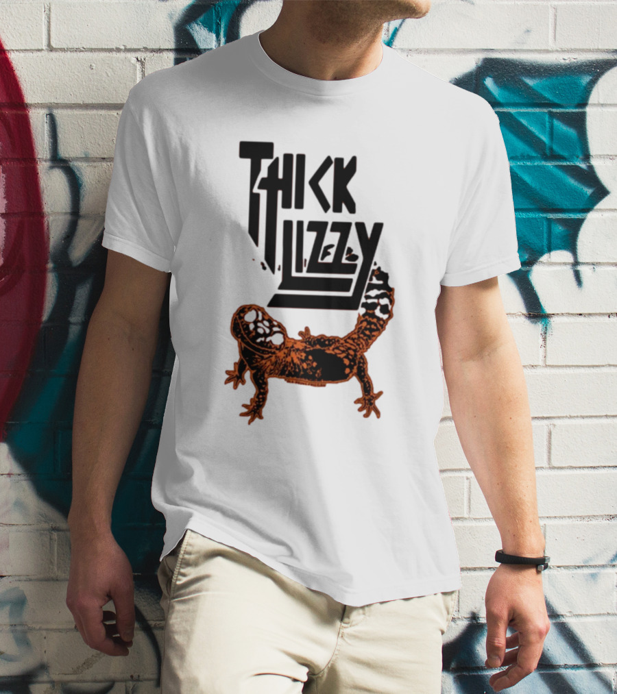Thick Lizzy Folk Freegan Drunk Lizard T-Shirt