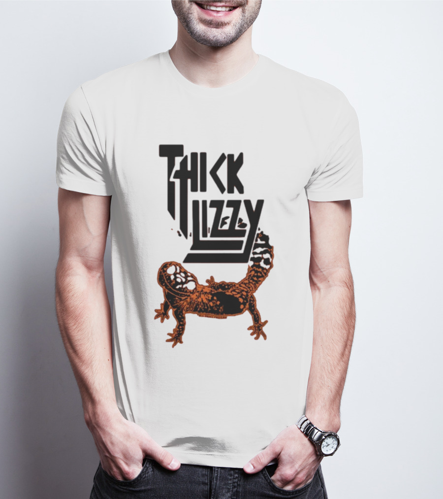 Thick Lizzy Folk Freegan Drunk Lizard T-Shirt
