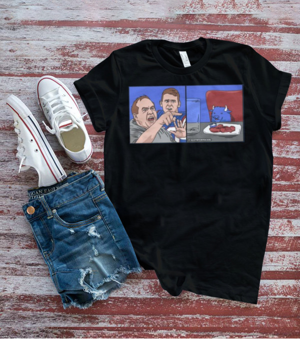 Sophtowncarl Angry Man Shouting At Blue Cat Meme T-Shirt