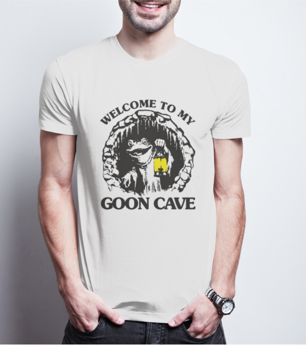 Welcome To My Goon Cave Frog Lantern T-Shirt